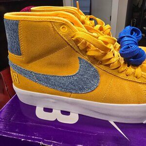Nike x Grant Taylor SB Blazer Mid Pro GT 'University Gold' FD0269-700 Size 9.5